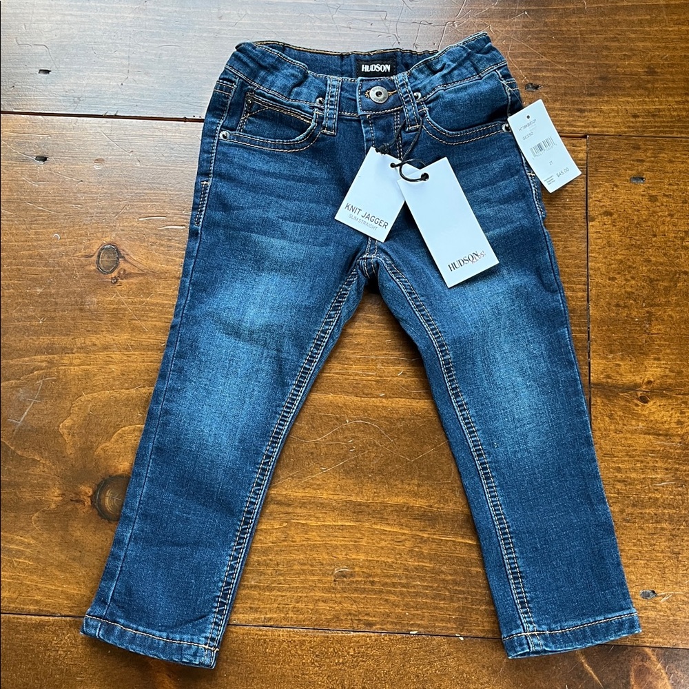 Hudson Knit Jagger Slim Straight Jean Sz 2T